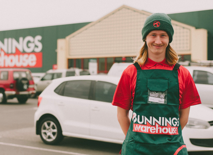 Student volunteering at Bunnings Warehouse - Hampton East School - Excellence In Inclusive Education